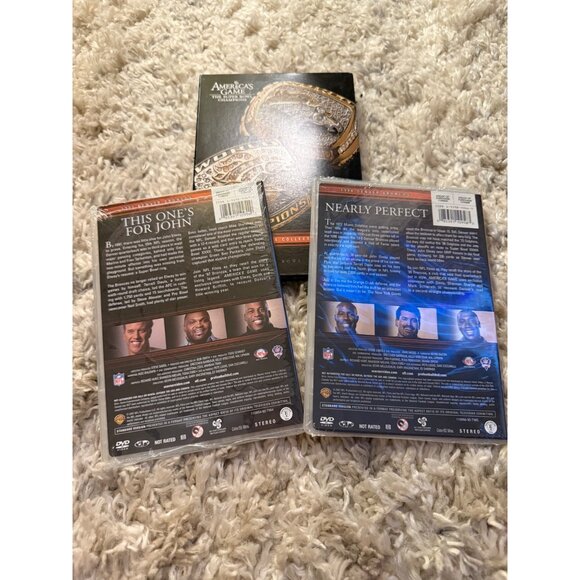 Denver Broncos Super Bowl Champions DVD Set 1997 & 1998 Americas Game NFL Collec - Picture 6 of 6